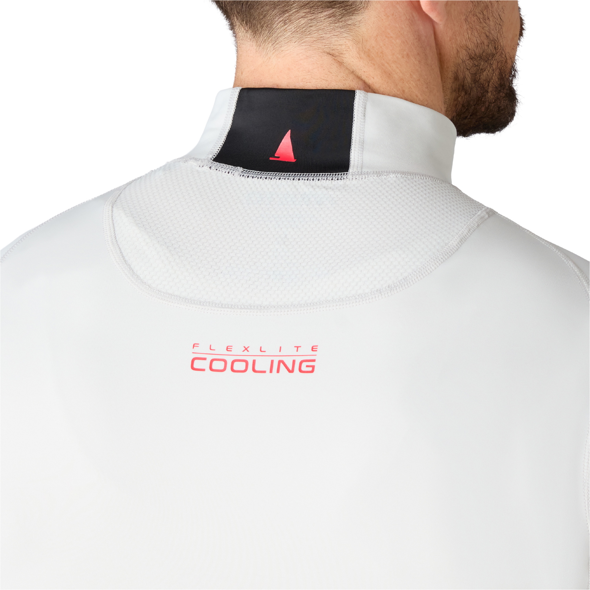 2026 Musto Mens Flexlite Cool Manga Curta UPF 50 Top 82391 - Platinum